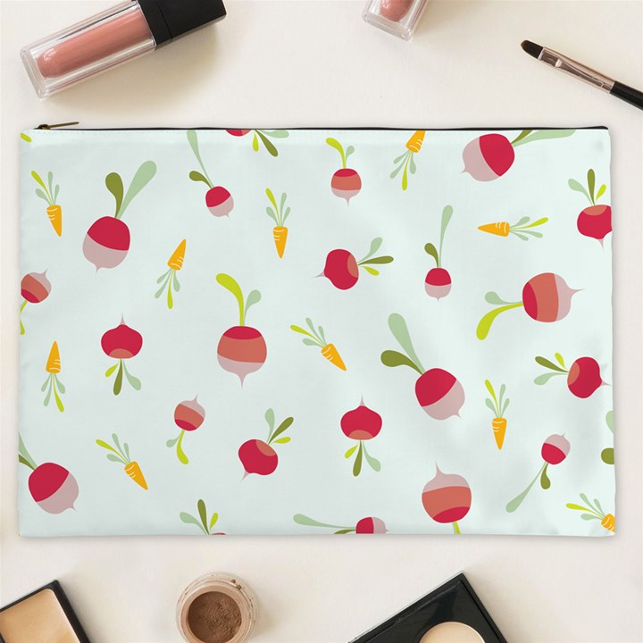 Root Vegetables Pattern Carrots Cosmetic Bag (XXL) 