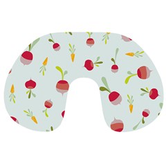 Root Vegetables Pattern Carrots Travel Neck Pillows