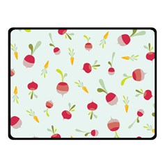 Root Vegetables Pattern Carrots Double Sided Fleece Blanket (small) 