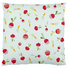 Root Vegetables Pattern Carrots Standard Flano Cushion Case (one Side) by Mariart