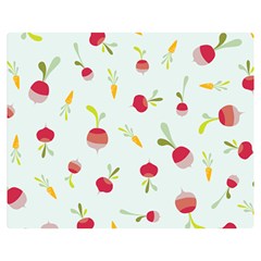 Root Vegetables Pattern Carrots Double Sided Flano Blanket (medium)  by Mariart