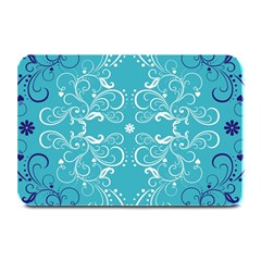 Repeatable Patterns Shutterstock Blue Leaf Heart Love Plate Mats