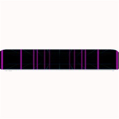 Retro Neon Grid Squares And Circle Pop Loop Motion Background Plaid Purple Small Bar Mats by Mariart