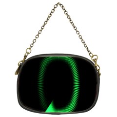 Rotating Ring Loading Circle Various Colors Loop Motion Green Chain Purses (two Sides)  by Mariart