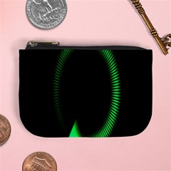 Rotating Ring Loading Circle Various Colors Loop Motion Green Mini Coin Purses by Mariart