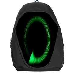 Rotating Ring Loading Circle Various Colors Loop Motion Green Backpack Bag