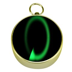 Rotating Ring Loading Circle Various Colors Loop Motion Green Gold Compasses by Mariart