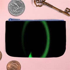 Rotating Ring Loading Circle Various Colors Loop Motion Green Large Coin Purse by Mariart