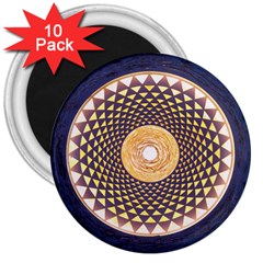 Sahasrara Blue 3  Magnets (10 Pack) 