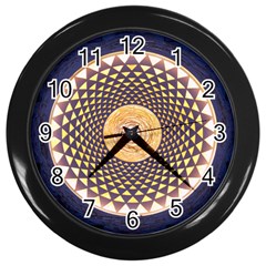 Sahasrara Blue Wall Clocks (black)