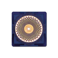 Sahasrara Blue Square Magnet