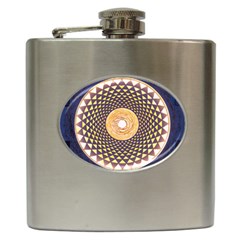 Sahasrara Blue Hip Flask (6 Oz)