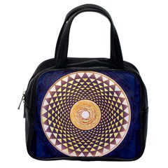 Sahasrara Blue Classic Handbags (one Side)