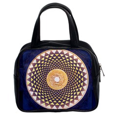 Sahasrara Blue Classic Handbags (2 Sides) by Mariart