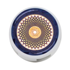 Sahasrara Blue 4-port Usb Hub (two Sides) 