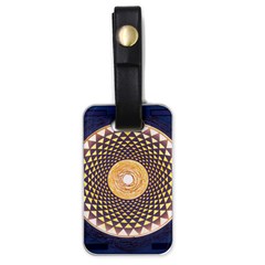 Sahasrara Blue Luggage Tags (one Side) 