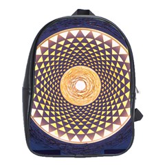 Sahasrara Blue School Bag (xl) by Mariart