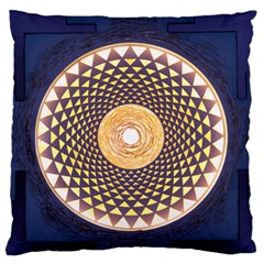 Sahasrara Blue Standard Flano Cushion Case (two Sides)