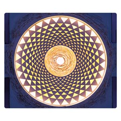 Sahasrara Blue Double Sided Flano Blanket (small) 