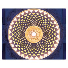 Sahasrara Blue Double Sided Flano Blanket (medium) 