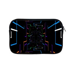 Seamless 3d Animation Digital Futuristic Tunnel Path Color Changing Geometric Electrical Line Zoomin Apple Macbook Pro 13  Zipper Case by Mariart