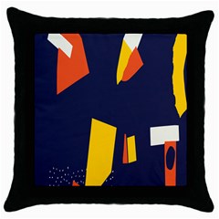 Slider Explore Further Throw Pillow Case (black) by Mariart