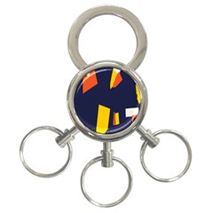 Slider Explore Further 3-ring Key Chains