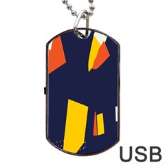 Slider Explore Further Dog Tag Usb Flash (one Side) by Mariart