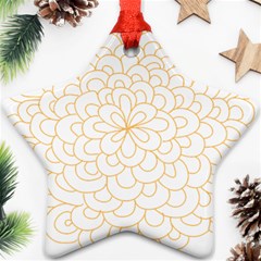 Rosette Flower Floral Ornament (star) by Mariart