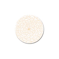 Rosette Flower Floral Golf Ball Marker (10 Pack) by Mariart