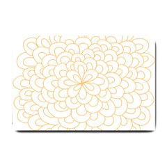 Rosette Flower Floral Small Doormat 