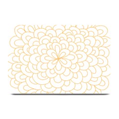 Rosette Flower Floral Plate Mats