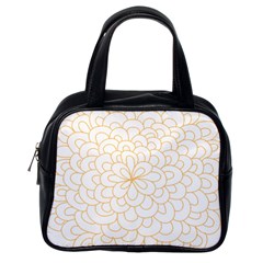 Rosette Flower Floral Classic Handbags (one Side)