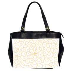 Rosette Flower Floral Office Handbags (2 Sides) 