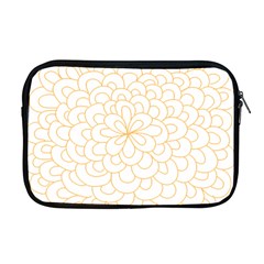 Rosette Flower Floral Apple Macbook Pro 17  Zipper Case by Mariart