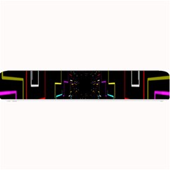 Seamless 3d Animation Digital Futuristic Tunnel Path Color Changing Geometric Electrical Line Zoomin Small Bar Mats by Mariart