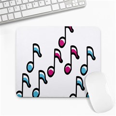 Sound Advice Royalty Free Music Blue Red Large Mousepads by Mariart