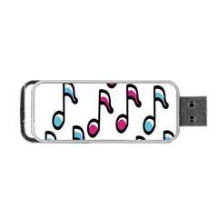 Sound Advice Royalty Free Music Blue Red Portable Usb Flash (one Side) by Mariart