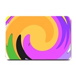 Spiral Digital Pop Rainbow Small Doormat  24 x16  Door Mat