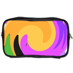 Spiral Digital Pop Rainbow Toiletries Bags