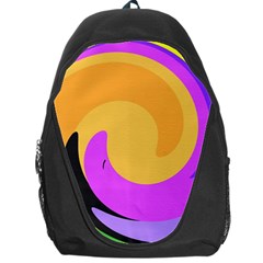 Spiral Digital Pop Rainbow Backpack Bag by Mariart