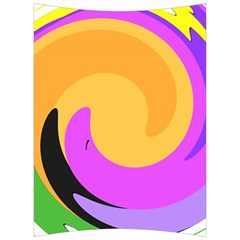 Spiral Digital Pop Rainbow Back Support Cushion by Mariart