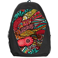 Seamless Texture Abstract Flowers Endless Background Ethnic Sea Art Backpack Bag by Mariart