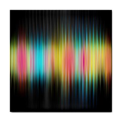 Sound Colors Rainbow Line Vertical Space Tile Coasters by Mariart