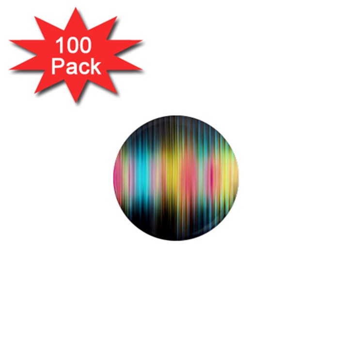 Sound Colors Rainbow Line Vertical Space 1  Mini Magnets (100 pack) 