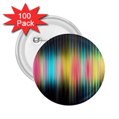 Sound Colors Rainbow Line Vertical Space 2 25  Buttons (100 Pack) 