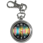 Sound Colors Rainbow Line Vertical Space Key Chain Watches Front