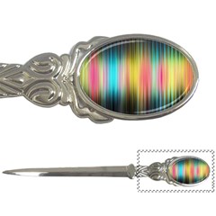 Sound Colors Rainbow Line Vertical Space Letter Openers by Mariart