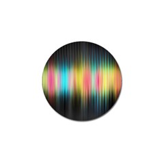 Sound Colors Rainbow Line Vertical Space Golf Ball Marker