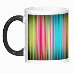 Sound Colors Rainbow Line Vertical Space Morph Mugs